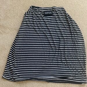 Milk Snob Black and White Striped Nursing and Car Seat cover